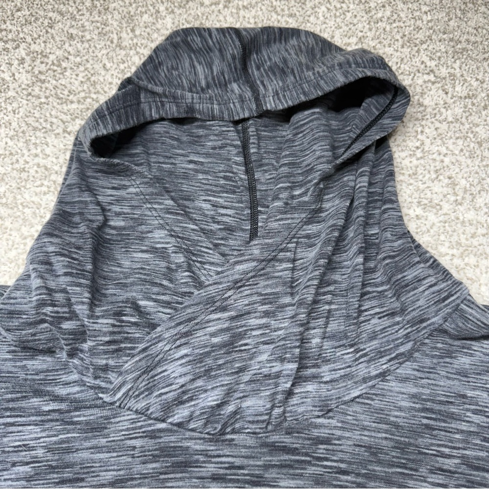Women’s Columbia OuterSpaced Charcoal Gray White Hooded‎ Sweatshirt Size XL - Picture 2 of 7